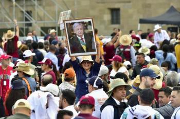 “Ahora no se reprime, se tortura ni desaparece a nadie. Ya no hay un narcoestado”, a diferencia que con Calder&oacute;n: AMLO