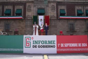 AMLO presume sistema de salud 