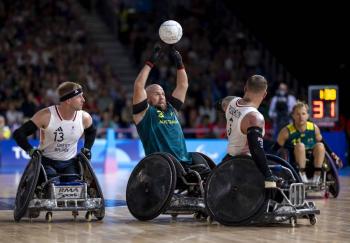 El australiano Batt, agotado, no se rinde tras su sexto torneo paral&iacute;mpico de rugby en silla de ruedas