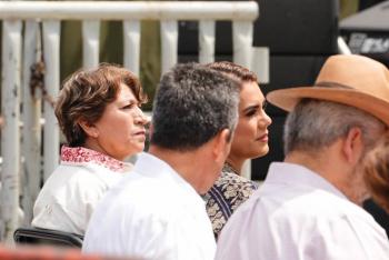Agradece Delfina G&oacute;mez el legado hist&oacute;rico que deja AMLO para el pueblo mexiquense