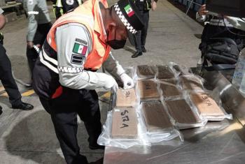 Hallan m&aacute;s de 23 kilos de coca&iacute;na en el Aeropuerto Internacional de Toluca