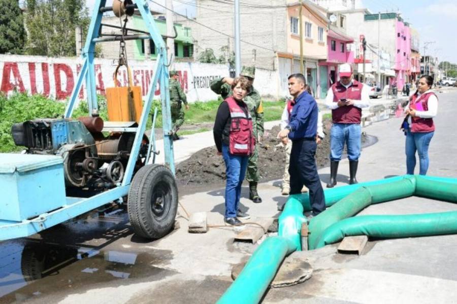 Gobierno del Edomex retira 245 tonelada de basura y lodo en Chalco