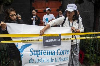 Trabajadores del Poder Judicial Cierran SCJN en protesta contra Reforma Judicial