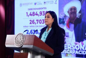 M&aacute;s de 12 millones 238 mil adultos mayores ya reciben su pensi&oacute;n: Ariadna Montiel