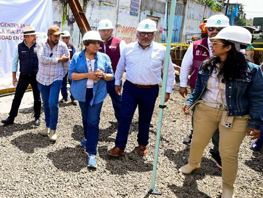 Avanza la reducción de inundaciones en Chalco; intensifican limpieza y acciones de salud