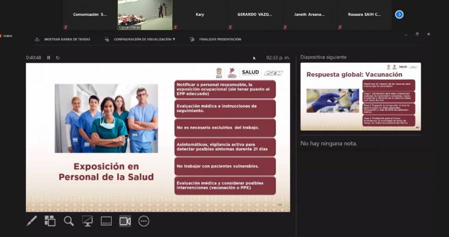 Capacita Secretaría de Salud a personal médico en protocolos de actuación ante Mpox