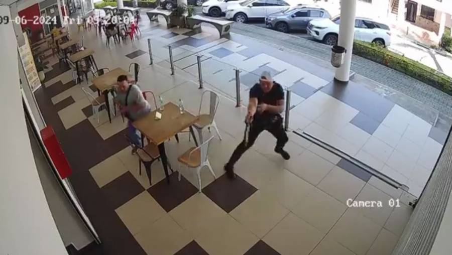 Se registra balacera en centro comercial del sector Los Alpes