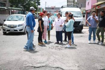 Con apoyo de Delfina G&oacute;mez se har&aacute; drenaje en La Popular: Azucena Cisneros