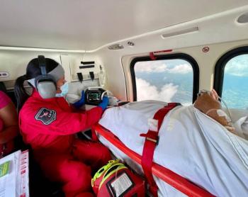 Traslada Grupo A&eacute;reo “Rel&aacute;mpagos” a tres mexiquenses en condiciones cr&iacute;ticas a hospitales de alta especialidad