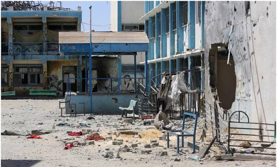 Bombardeo israelí en Gaza deja tres muertos y más de 20 heridos en una escuela para desplazados