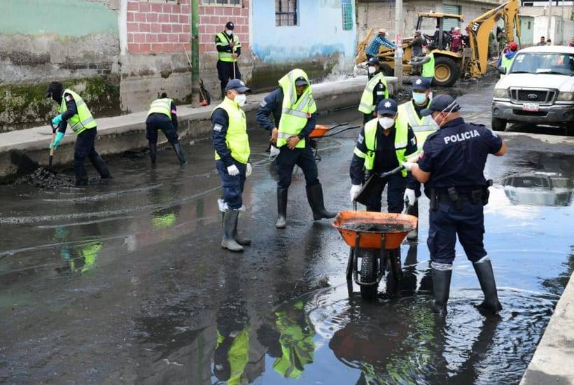 ¡Chalco sin anegaciones! Han sido retiradas 245 toneladas de azolve
