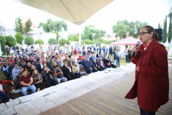 Azucena Cisneros inicia Di&aacute;logos por la Transformaci&oacute;n en Ecatepec