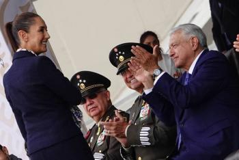 AMLO y Claudia Sheinbaum destacan la importancia de las Fuerzas Armadas en un emotivo mensaje
