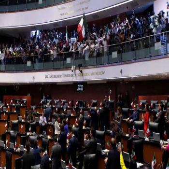 Manifestantes invaden el Senado de la Rep&uacute;blica