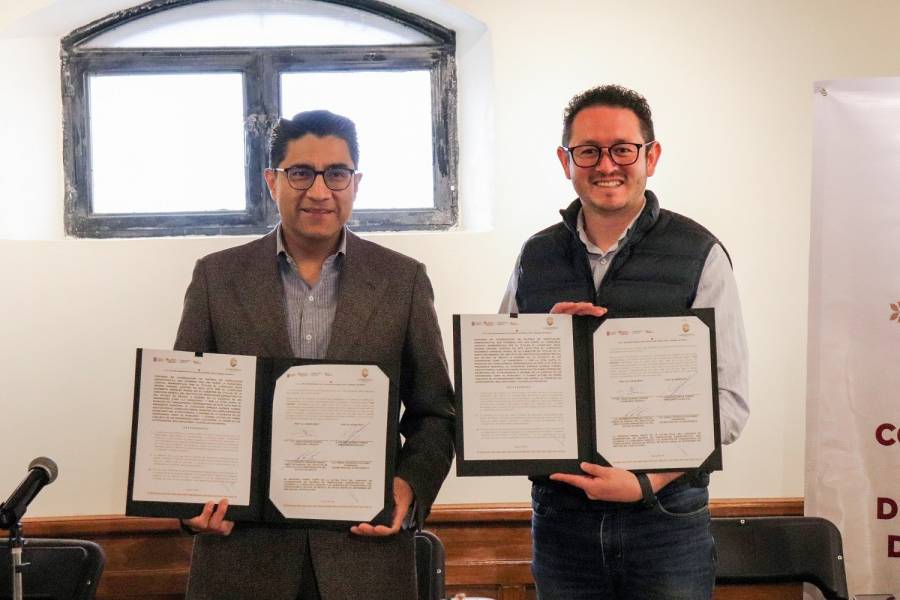 Firman Consejer&iacute;a Jur&iacute;dica del EdoM&eacute;x y Ayuntamiento de Tianguistenco convenio en materia de verificaci&oacute;n administrativa