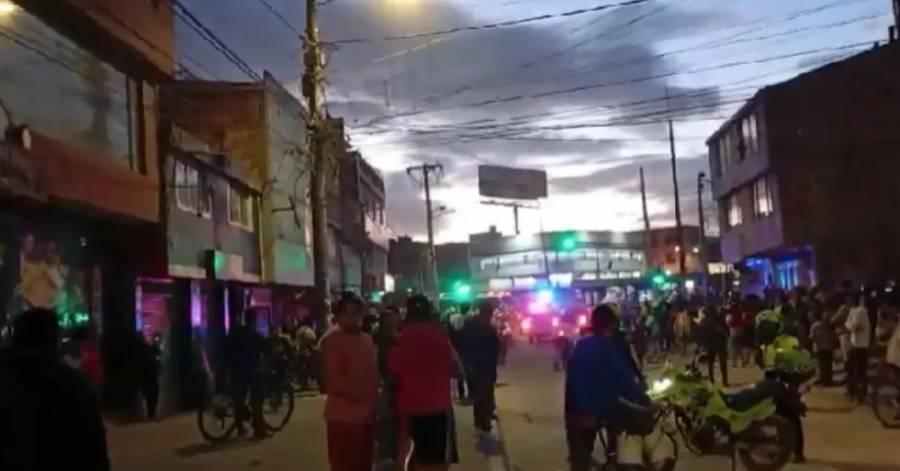 Explosi&oacute;n de granada en Bogot&aacute; deja siete heridos, entre ellos dos polic&iacute;as