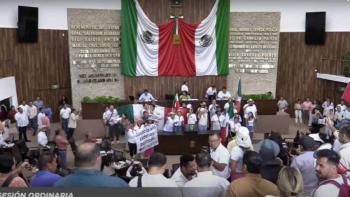 Protestas en Yucat&aacute;n y Puebla contra reforma al Poder Judicial