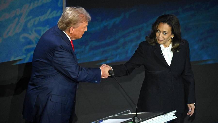 Trump se retira del tercer debate presidencial contra Kamala Harris