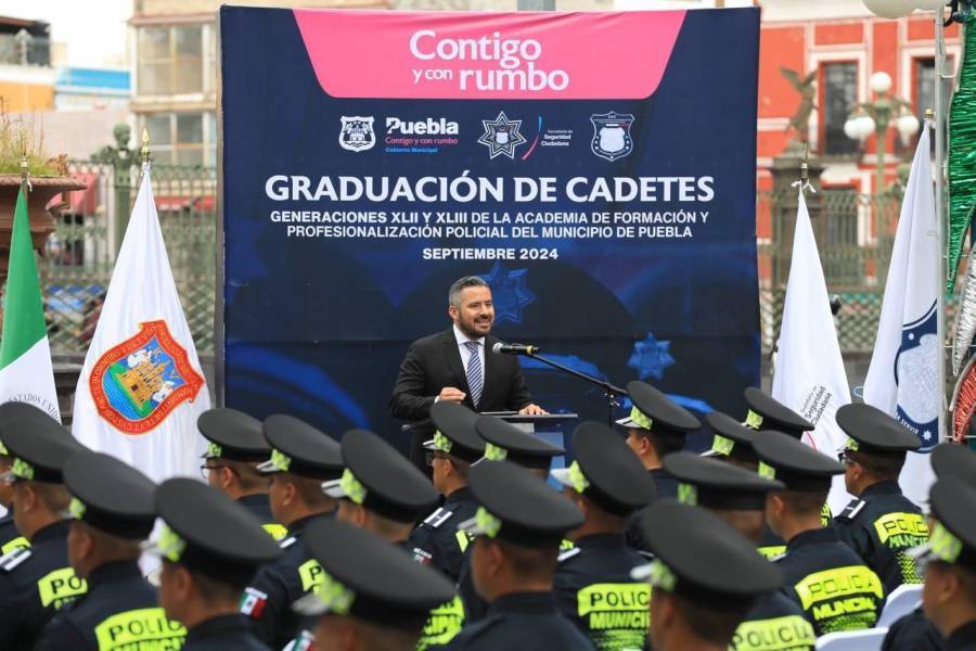 Ayuntamiento de Puebla suma 95 nuevos policías