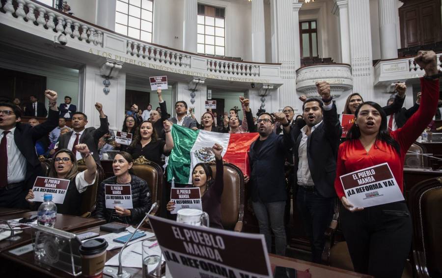 Aprobación de la reforma judicial en el Congreso de la Ciudad de México