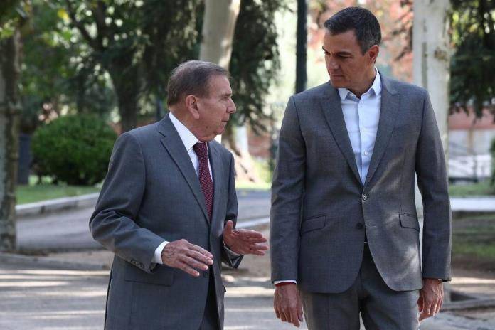 Pedro Sánchez se reúne con opositor venezolano Edmundo González Urrutia en Madrid