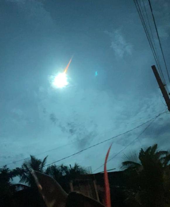 Asteroide ilumina el cielo de Filipinas