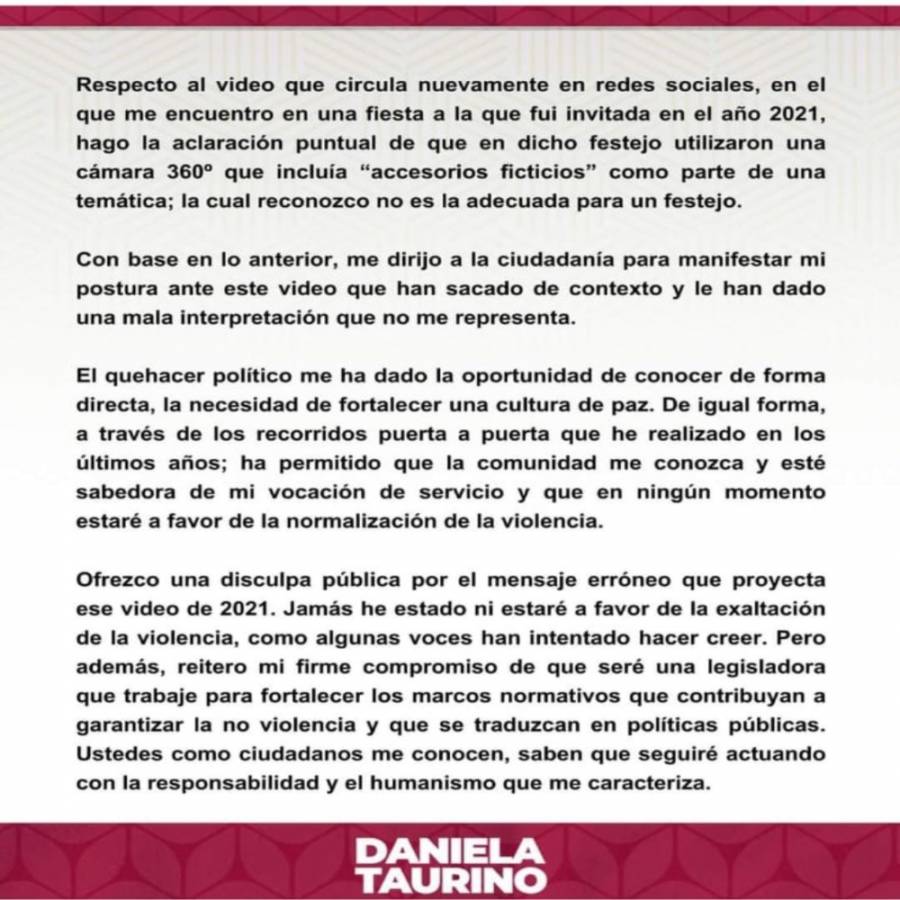 Diputada morenista relacionada a narcofiesta