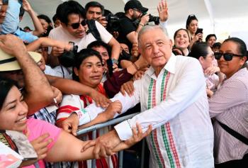 AMLO se retira a Palenque: 