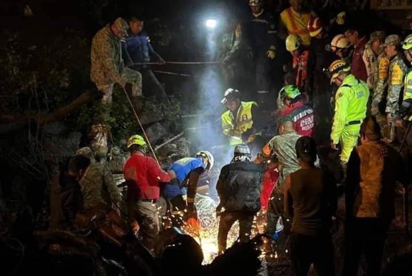 Jilotzingo: tras deslave, muere bebé de 3 meses y rescatan a tres personas