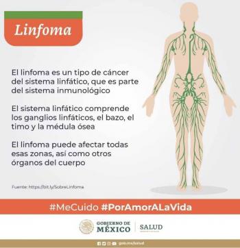 Hoy, 15 de septiembre, es el D&iacute;a Mundial del Linfoma, enfermedad que se presenta m&aacute;s en hombres