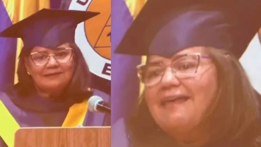 Mujer de 60 a&ntilde;os se grad&uacute;a y env&iacute;a un poderoso mensaje sobre perseguir sue&ntilde;os