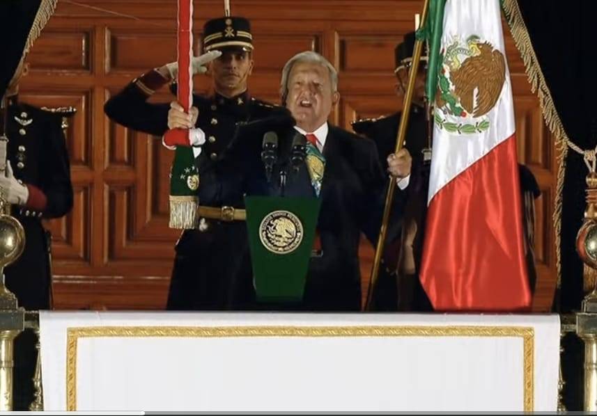 AMLO da su último Grito en el Zócalo;