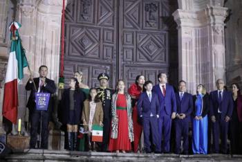 Diego Sinhue da su &uacute;ltimo Grito de Independencia en Dolores Hidalgo