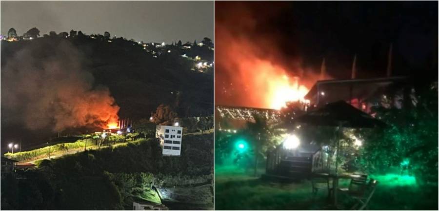 Incendio en restaurante de Sabaneta deja pérdidas económicas considerables