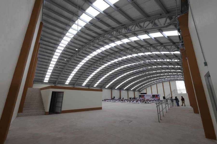 Gobernador inauguró la construcción del Auditorio de Cacaloapan