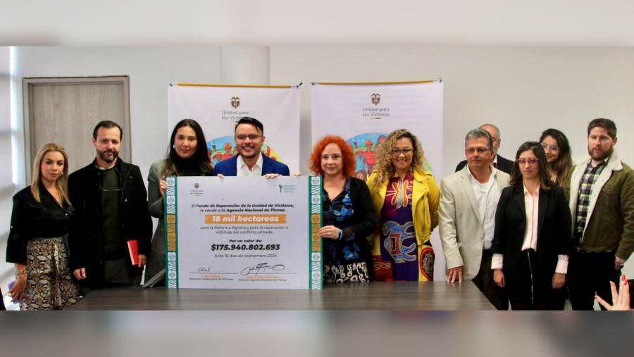 Campesinos serán reparados con 18.000 hectáreas tras convenio entre la Unidad para las Víctimas y la Agencia Nacional de Tierras
