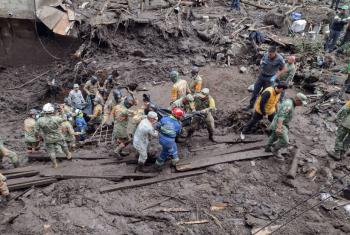 Suman 9 personas fallecidas por deslave en Jilotzingo; refuerzan labores de rescate