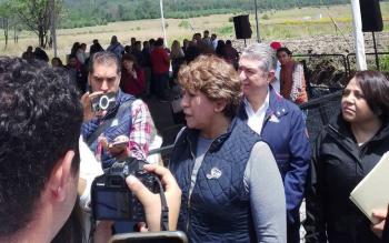 Monitorean zonas de posibles deslaves en el Edomex: Delfina G&oacute;mez