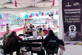 Instalan m&oacute;dulos en Nezahualc&oacute;yotl para tramitar testamentos a bajo costo