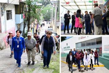 Se re&uacute;ne Gobernadora con familias afectadas en Naucalpan; prometen agilidad en apoyos