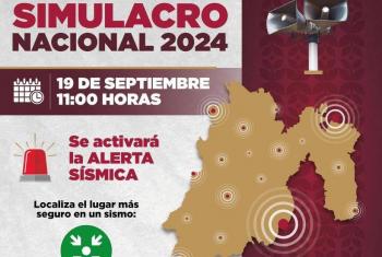 ¡Atentos este 19 de septiembre! Habr&aacute; simulacro y sonar&aacute; la alerta s&iacute;smica