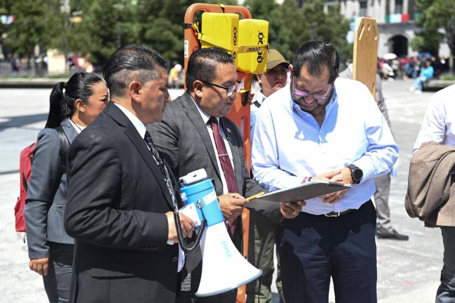 Participa Congreso mexiquense en Simulacro Nacional 2024