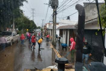 Avanza limpieza de zonas afectadas por lluvias en Coacalco, Tlalnepantla y Ecatepec