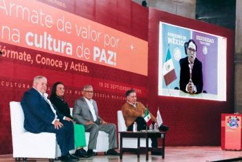 El SNTE inicia campa&ntilde;a a favor de la Paz