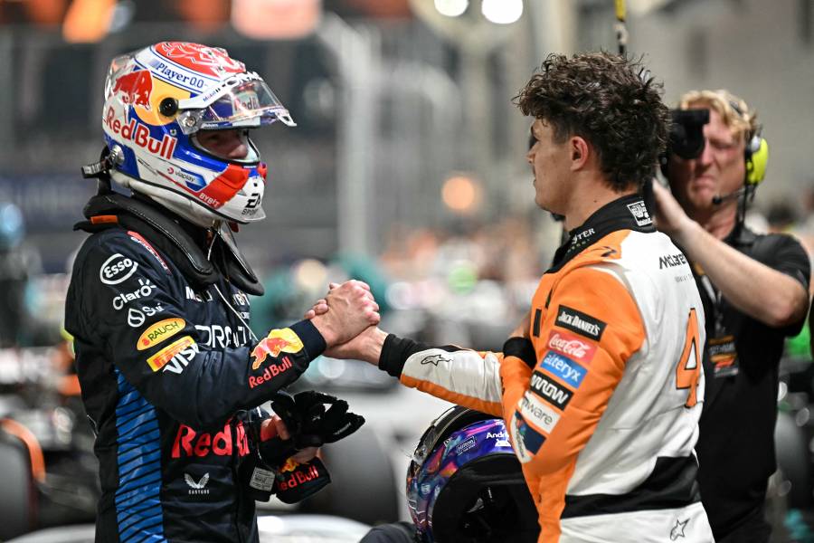 Lando Norris firma la 'pole' en el GP de Singapur con Max Verstappen segundo