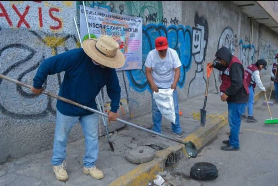 Chalco y Neza refuerzan medidas de prevención ante lluvias; buscan evitar siniestros