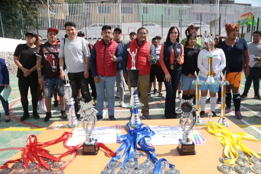Gobierno de Ecatepec realiza primer torneo de f&uacute;tbol 7 entre integrantes de la poblaci&oacute;n LGBTTTIQ+