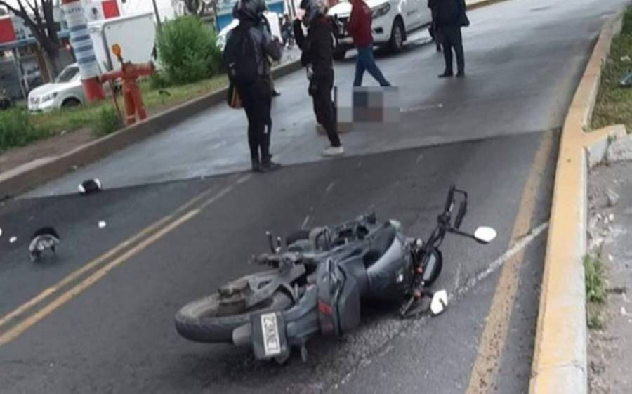 Motociclista pierde la vida tras accidente en carril del Mexib&uacute;s en Ecatepec