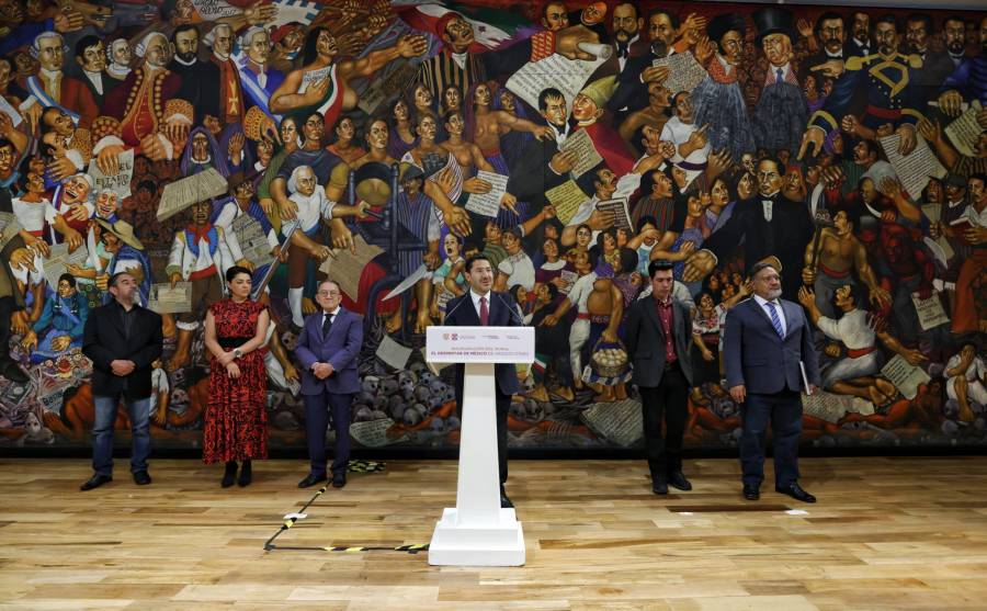 Martí Batres inaugura mural de “El Despertar de México”