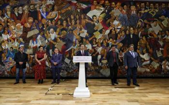 Mart&iacute; Batres inaugura mural de “El Despertar de M&eacute;xico”